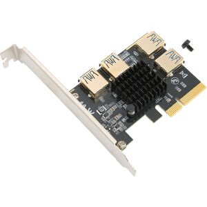 Pci‑e Riser Card Pci‑e X4 1 To 4 Pci Express 16x Slot Adapter Card Usb 3.0 Adap Pci‑e Riser Card Pci‑e X4 1 To 4 Pci Express 16x Slot Adapter Card Usb 3.0 Adap