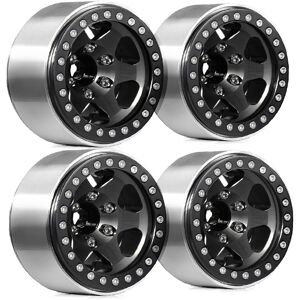 Sodial 4pcs Metal 1.9inch Beadlock Wheel Rim Wheel Hub For 1/10 Rc Crawler Car9717 Sodial 4pcs Metal 1.9inch Beadlock Wheel Rim Wheel Hub For 1/10 Rc Crawler Car9717