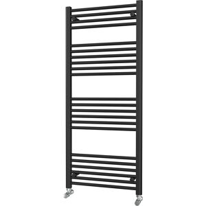 Uk Radiators Black Electric Towel Rail 1400x600mm 600w On/off Element straight Uk Radiators Black Electric Towel Rail 1400x600mm 600w On/off Element straight