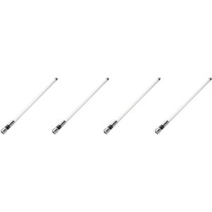 4x Nl550 136-174/400-470mhz Vhf Uhf Dual Band Fiberglass Antenna M1m43974 4x Nl550 136-174/400-470mhz Vhf Uhf Dual Band Fiberglass Antenna M1m43974