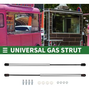 X Autohaux 2 Set 80lb/355n/35.5kg 20inch/500mm Gas Struts Silver Tone For Car Truck Rv Boat X Autohaux 2 Set 80lb/355n/35.5kg 20inch/500mm Gas Struts Silver Tone For Car Truck Rv Boat