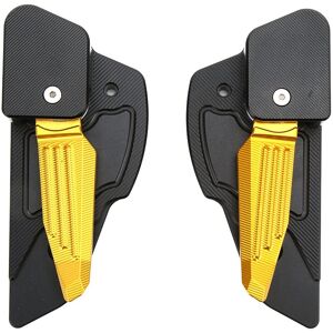 2017‑2020golden 1 Pair Motorcycle Rear Footrests Metal Foldable Pedals Repl Ou 2017‑2020golden 1 Pair Motorcycle Rear Footrests Metal Foldable Pedals Repl Ou