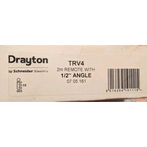 Drayton Trv4 1/2\" Angled Trv With 2m Remote Sensor 07 05 161 Drayton Trv4 1/2\" Angled Trv With 2m Remote Sensor 07 05 161
