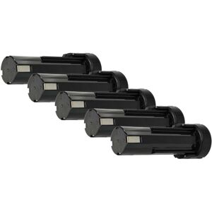 Vhbw 5x Battery For National Ey3652da Ey3652 6550-20 Ey503b Ey3652dr 3.3ah 2.4v Vhbw 5x Battery For National Ey3652da Ey3652 6550-20 Ey503b Ey3652dr 3.3ah 2.4v