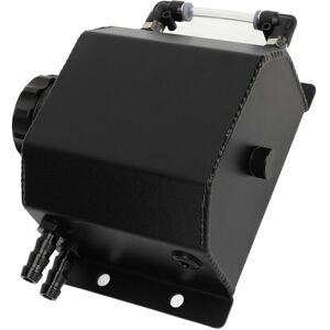 .Black Engine Coolant Expansion Tank 1l Alloy Overflow Reservoir Bottle Tank .Black Engine Coolant Expansion Tank 1l Alloy Overflow Reservoir Bottle Tank
