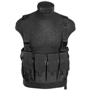 Mil-Tec Range Mag Pouches Carrier Vest Chest Rig Tactical Military Army Black Mil-Tec Range Mag Pouches Carrier Vest Chest Rig Tactical Military Army Black