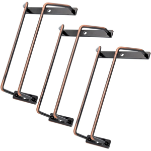 Does Not Apply 7-Inch Red Copper Wine Glass Rack - Under Cabinet Stemware Wine Glass Holder For Does Not Apply 7-Inch Red Copper Wine Glass Rack - Under Cabinet Stemware Wine Glass Holder For