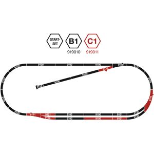 Fleischmann 919011 Profi Track Set C1 Fleischmann 919011 Profi Track Set C1