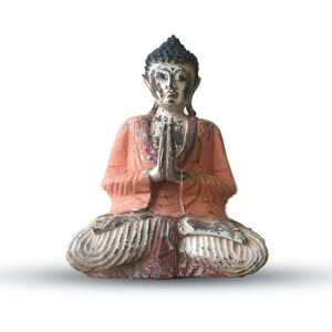 Ancient Wisdom Vintage Style Large Hand Carved Wooden Buddha Statue - Wood 30cm 12" Figure Ancient Wisdom Vintage Style Large Hand Carved Wooden Buddha Statue - Wood 30cm 12" Figure