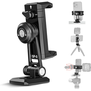 Does Not Apply Metal Phone Tripod Mount Adapter With Arca Qr Base, Cold Shoe, 360° Swivel 180° Does Not Apply Metal Phone Tripod Mount Adapter With Arca Qr Base, Cold Shoe, 360° Swivel 180°