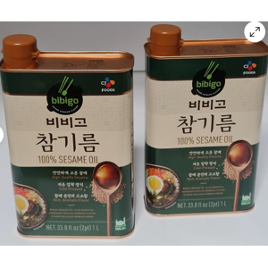 2×bibigo 100% Pure Sesame Oil Cold-Pressed 2x Litre Rich Flavour~ Halal 01/2027 2×bibigo 100% Pure Sesame Oil Cold-Pressed 2x Litre Rich Flavour~ Halal 01/2027