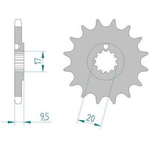 Afam Husqvarna Tc 85-14/19 - Sprocket 13 Teeth Steel-46000536 Afam Husqvarna Tc 85-14/19 - Sprocket 13 Teeth Steel-46000536