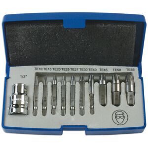 Extractor Set For Torxâ® Fixings 11pc - Laser 6080 New Extractor Set For Torxâ® Fixings 11pc - Laser 6080 New