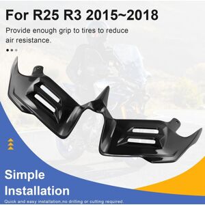 Eurowagens Motorcycle Fairing Aerodynamic Winglets Front Cover Wind For Yzf R3 R25 Eurowagens Motorcycle Fairing Aerodynamic Winglets Front Cover Wind For Yzf R3 R25