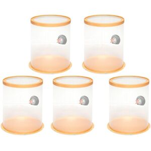 5pcs Round 10" Transparent Cake Box Peach Clear Lid (26x17cm) 5pcs Round 10" Transparent Cake Box Peach Clear Lid (26x17cm)