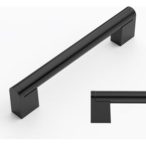 Amerdeco 10 Pack Matte Black Cabinet Pulls 5 Inch(128mm) Hole Centers Kitchen C Amerdeco 10 Pack Matte Black Cabinet Pulls 5 Inch(128mm) Hole Centers Kitchen C