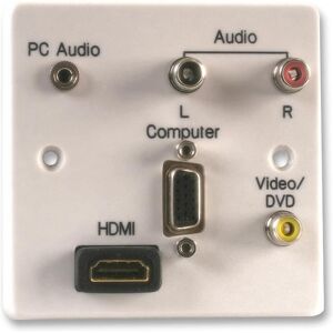 Pro Signal - 1-Gang Multimedia Wallplate With Hdmi Female To Female Connector Pro Signal - 1-Gang Multimedia Wallplate With Hdmi Female To Female Connector