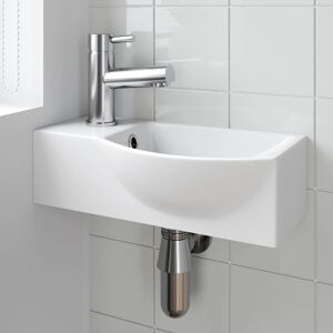 Ceramica Wall Hung Basin White - 405 X 230mm Bathroom Contemporary Ceramic Ceramica Wall Hung Basin White - 405 X 230mm Bathroom Contemporary Ceramic