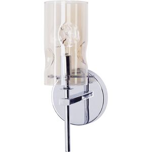 Litecraft Visconte Monet Wall Light 1 Arm With Champagne Tint Glass Shade- Polished Chrome Litecraft Visconte Monet Wall Light 1 Arm With Champagne Tint Glass Shade- Polished Chrome