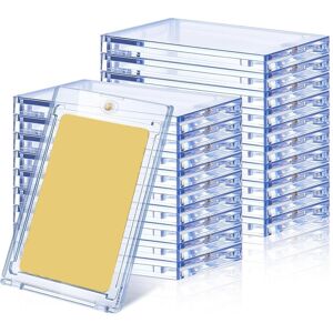 Sodial 20pcs 130 Pt Acrylic Magnetic Card Holders 2.5x3.54 Inch Card Holder For8892 Sodial 20pcs 130 Pt Acrylic Magnetic Card Holders 2.5x3.54 Inch Card Holder For8892