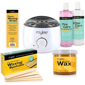 Mylee Complete Waxing Kit, Includes Salon Quality Wax Heater, Soft Cream Wax, Wa Mylee Complete Waxing Kit, Includes Salon Quality Wax Heater, Soft Cream Wax, Wa