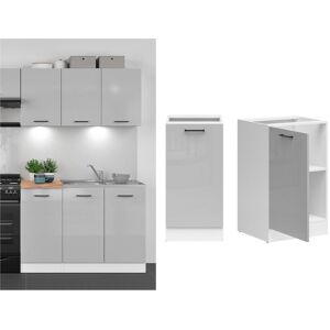 Impact Furniture 500mm Kitchen Base Unit Cabinet Left Door 50cm Cupboard Light Grey Gloss Junona Impact Furniture 500mm Kitchen Base Unit Cabinet Left Door 50cm Cupboard Light Grey Gloss Junona