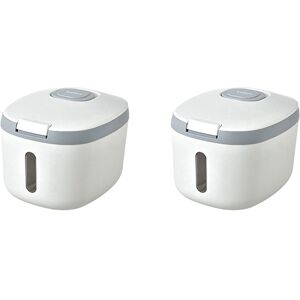 Sodial 2x 5kg Rice Bucket Sealed Rice Dispenser Insect Moisture Proof Sealed Rice2804 Sodial 2x 5kg Rice Bucket Sealed Rice Dispenser Insect Moisture Proof Sealed Rice2804