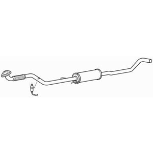 Premium Quality Centre Exhaust Middle Silencer For Vauxhall Corsa Z14xe 1.4 (2003-2007) Premium Quality Centre Exhaust Middle Silencer For Vauxhall Corsa Z14xe 1.4 (2003-2007)