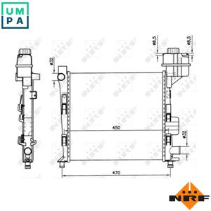Nrf Radiator Engine Cooling 58252 For M 166.940 1.4l M 166.960 1.6l 4cyl Nrf Radiator Engine Cooling 58252 For M 166.940 1.4l M 166.960 1.6l 4cyl