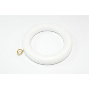 Onestopdiy White Wooden Curtain Rod - Curtain Rods Onestopdiy White Wooden Curtain Rod - Curtain Rods