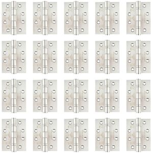 Timothy Wood Ltd 20 X Fire Rated Door Hinges 4 X 3 Grade 13 Ball Bearing Stainless Ce13 100mm Timothy Wood Ltd 20 X Fire Rated Door Hinges 4 X 3 Grade 13 Ball Bearing Stainless Ce13 100mm