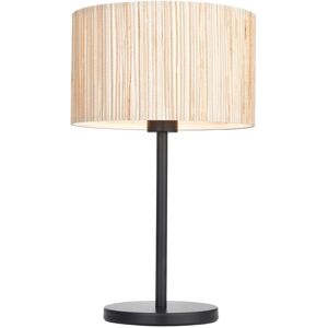 Table Light Black Longshore Natural Seagrass Endon 101693 Table Light Black Longshore Natural Seagrass Endon 101693