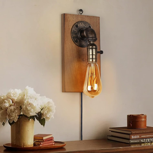 Does Not Apply Steampunk Plug In Wall Lamp No Drill Industrial Hang Sconces With E27 Socket Pip Does Not Apply Steampunk Plug In Wall Lamp No Drill Industrial Hang Sconces With E27 Socket Pip