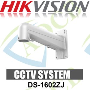 Hikvision Ds-1602zj White Long-Arm Wall Mount Bracket For Ptz Network Cameras Hikvision Ds-1602zj White Long-Arm Wall Mount Bracket For Ptz Network Cameras