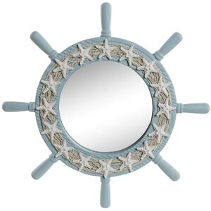 Wall Mirror Home Esprit Sky Blue Mediterranean 42,5 X 3 X 42,5 Cm Wall Mirror Home Esprit Sky Blue Mediterranean 42,5 X 3 X 42,5 Cm