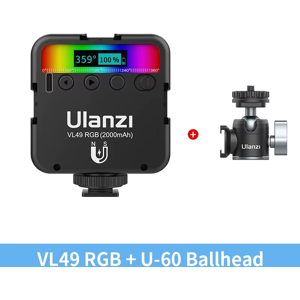 Does Not Apply Ulanzi Vl49 Full Color Rgb Led Video Light 2500k-9000k 800lux Magnetic Mini Fill Does Not Apply Ulanzi Vl49 Full Color Rgb Led Video Light 2500k-9000k 800lux Magnetic Mini Fill