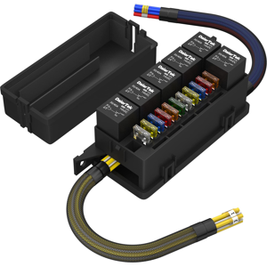 12v Fuse Relay Box With 6 Relays And 11 Way Atc/ato Blade Fuses For Cars 12v Fuse Relay Box With 6 Relays And 11 Way Atc/ato Blade Fuses For Cars