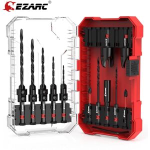 Ezarc Countersink Drill Bits Set 15pcs Tapered Drill Bits Storagebox 80331010 Ezarc Countersink Drill Bits Set 15pcs Tapered Drill Bits Storagebox 80331010