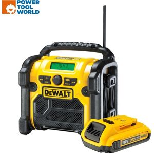 Dewalt Dcr020kit1 10.8 / 14.4 / 18v Xr Li-Ion Dab+ Compact Radio Inc 1x 18v 2... Dewalt Dcr020kit1 10.8 / 14.4 / 18v Xr Li-Ion Dab+ Compact Radio Inc 1x 18v 2...