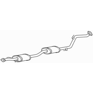 Premium Quality Centre Exhaust Middle Silencer For Mazda 323 B6 1.6 Litre (1989-1991) Premium Quality Centre Exhaust Middle Silencer For Mazda 323 B6 1.6 Litre (1989-1991)