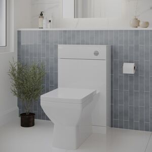 500mm White Back To Wall Toilet Unit Only - Ashford 500mm White Back To Wall Toilet Unit Only - Ashford