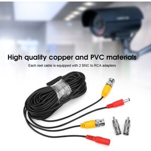 4pcs Bnc Video Power Cable Cctv Wire Cord Security System Accessories(10m Baj 4pcs Bnc Video Power Cable Cctv Wire Cord Security System Accessories(10m Baj
