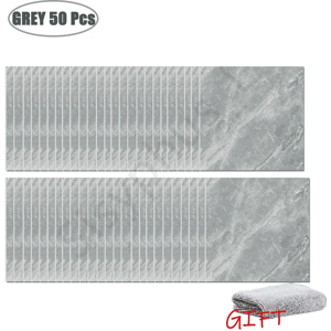 10-50pcs Pvc Marble Tile Wall Stickers Self Adhesive Waterproof For Bathroom Kit 10-50pcs Pvc Marble Tile Wall Stickers Self Adhesive Waterproof For Bathroom Kit