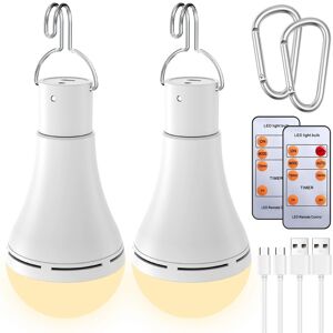 Sodial 2x(Usb Rechargeable Light Bulb With Remote For Home Outage, Hanging Led5391 Sodial 2x(Usb Rechargeable Light Bulb With Remote For Home Outage, Hanging Led5391