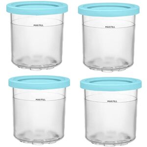 Sodial 4x(Ice Cream Cup, Ice Cream Containers With Lids For Creami Pints3426 Sodial 4x(Ice Cream Cup, Ice Cream Containers With Lids For Creami Pints3426