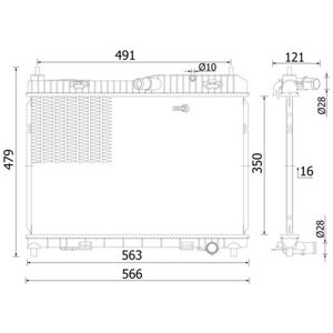 Mahle Cr2427000s Engine Radiator Brazed Cooling Fins Fits Ford B-Max Fiesta Ka+ Mahle Cr2427000s Engine Radiator Brazed Cooling Fins Fits Ford B-Max Fiesta Ka+