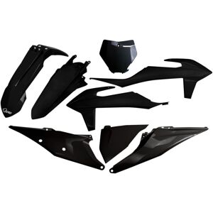 Ufo Plastics Kit For Ktm Sx125 Sx250 Sxf250 Sxf350 Sxf450 2019-2022 Black Ufo Plastics Kit For Ktm Sx125 Sx250 Sxf250 Sxf350 Sxf450 2019-2022 Black