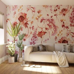 Superfresco Easy Watercolour Floral Pink Blue Print To Order Fixed Size Mural Superfresco Easy Watercolour Floral Pink Blue Print To Order Fixed Size Mural