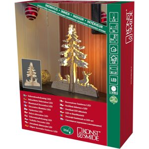 Konstsmide 2845-100 Led "Reindeers In The Woods" Wood Welcome Light, Natural Woo Konstsmide 2845-100 Led "Reindeers In The Woods" Wood Welcome Light, Natural Woo