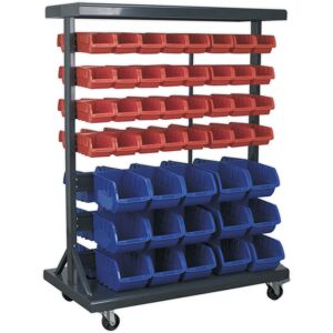Thatcable 94 Tray / Bin Mobile Parts Storage Rack - Garage & Warehouse Parts Picking Unit Thatcable 94 Tray / Bin Mobile Parts Storage Rack - Garage & Warehouse Parts Picking Unit
